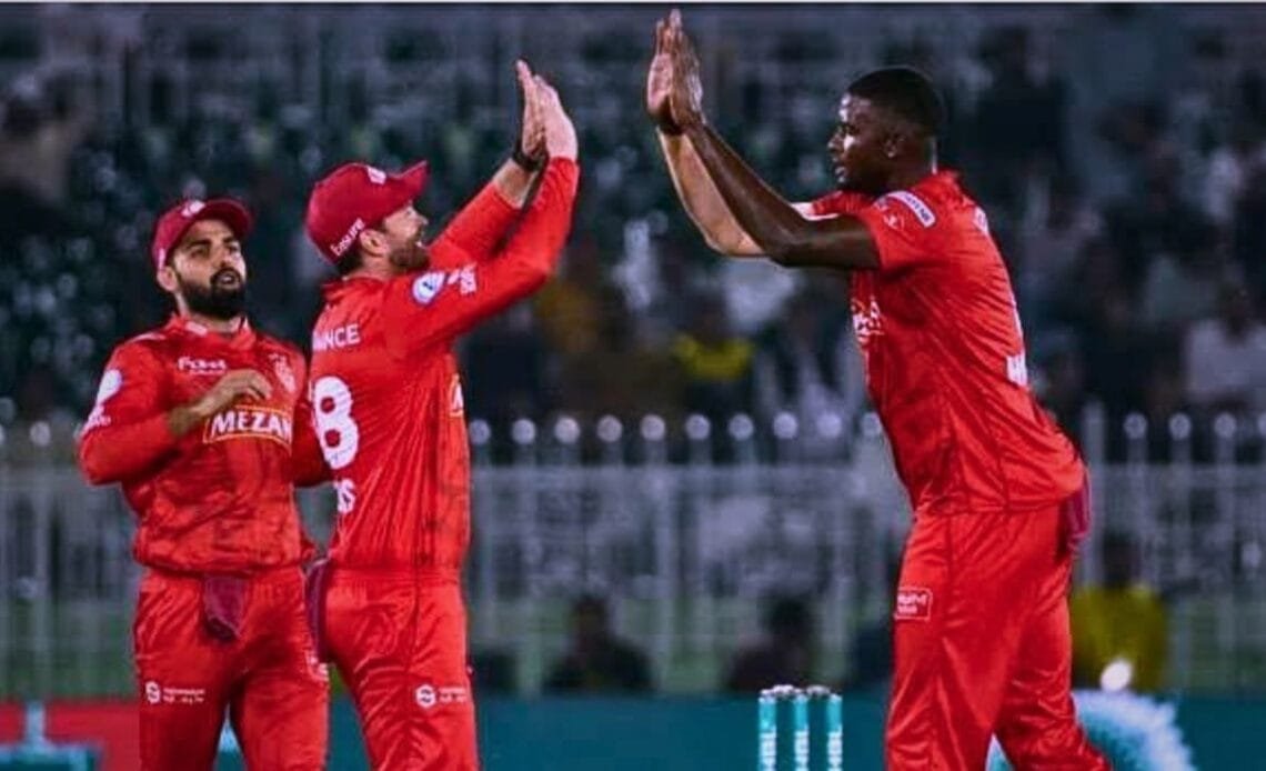 Jason Holder Celebrating Wicket