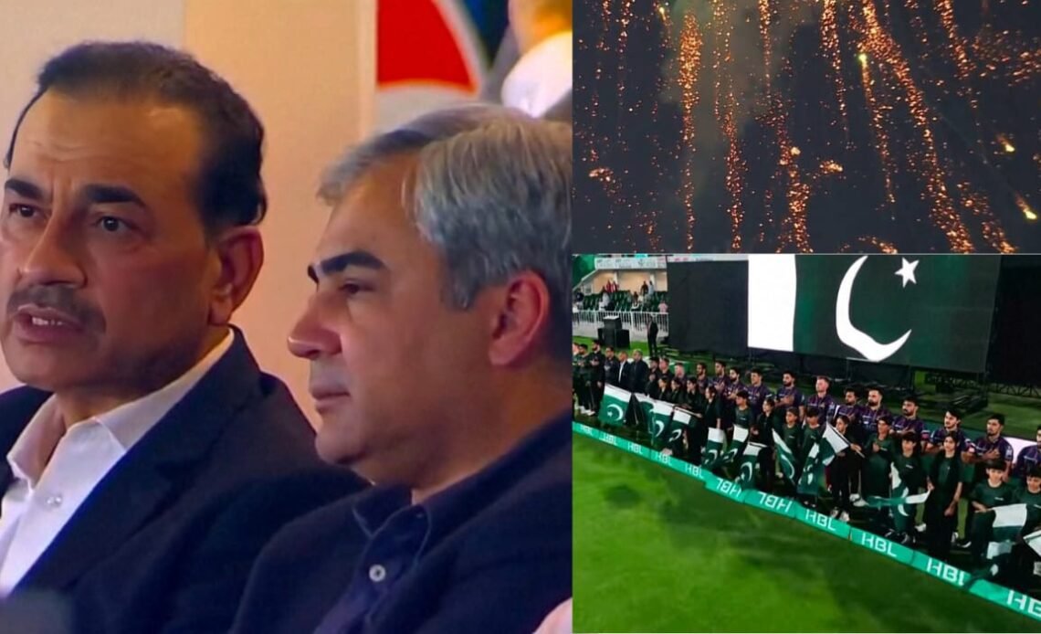 COAS Asim Muneer and Chairman PCB Mohsin Naqvi at Pindi Stadium