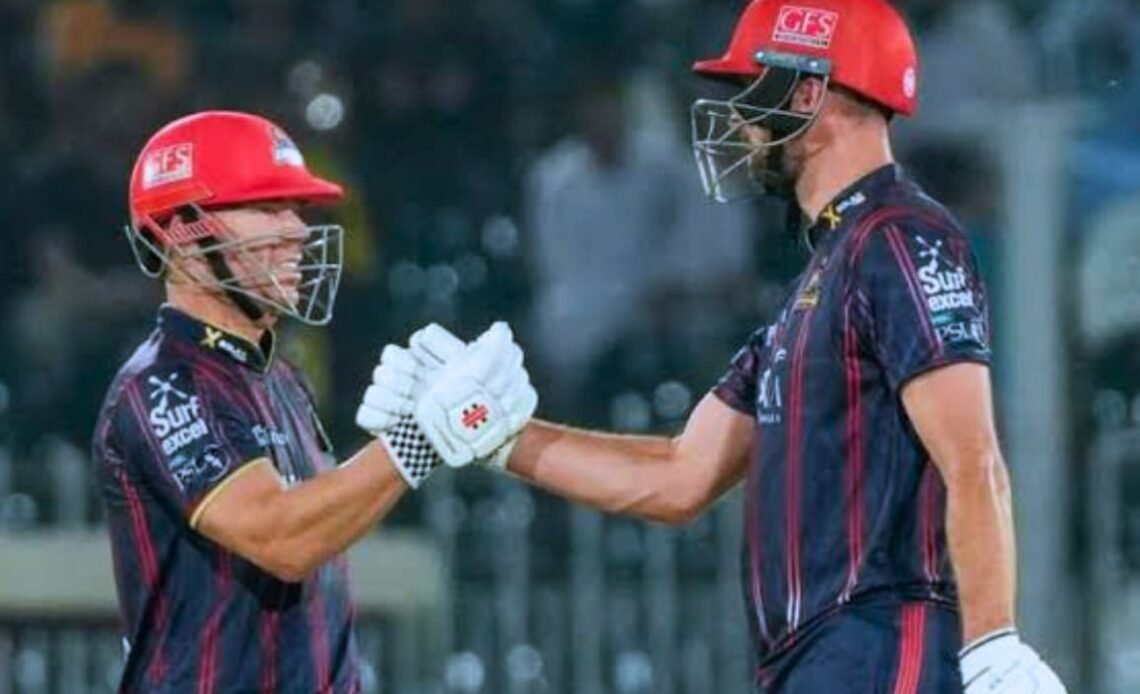 David Warner and James Vince KK