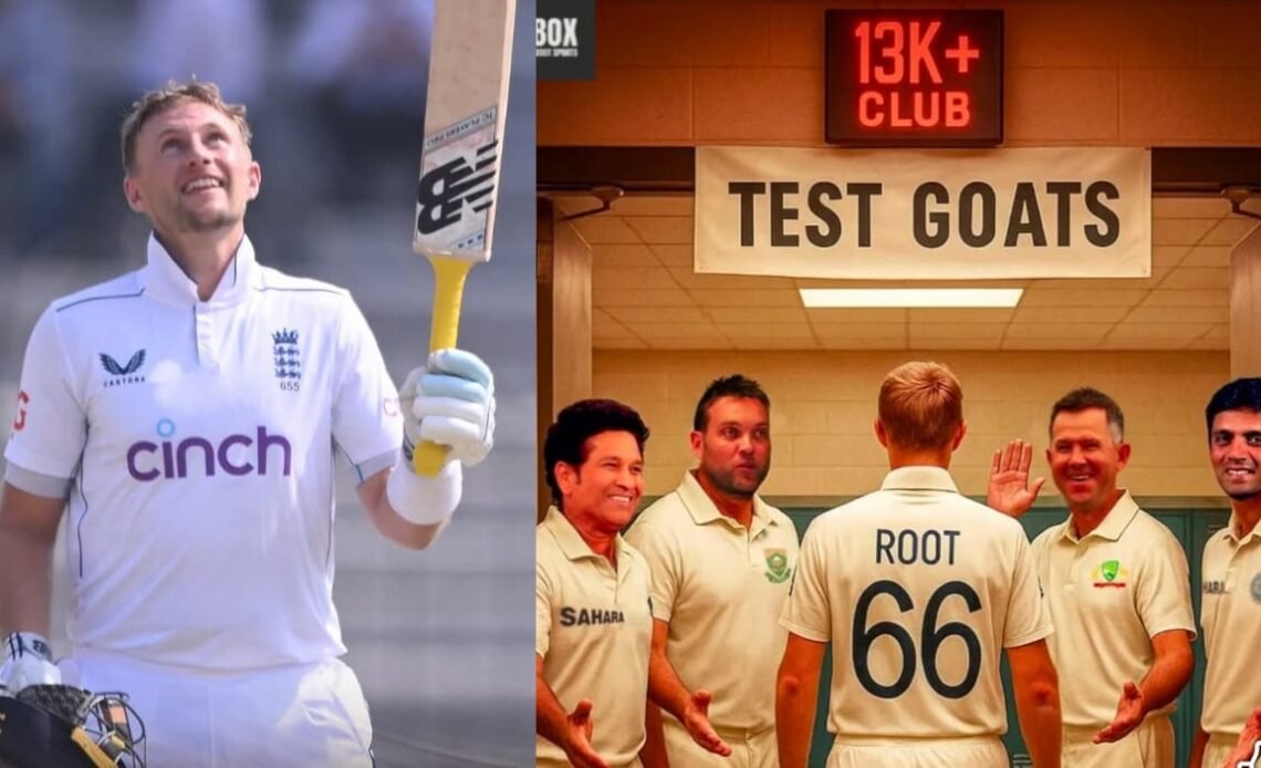 Joe Root Joins 13K Test GOATs