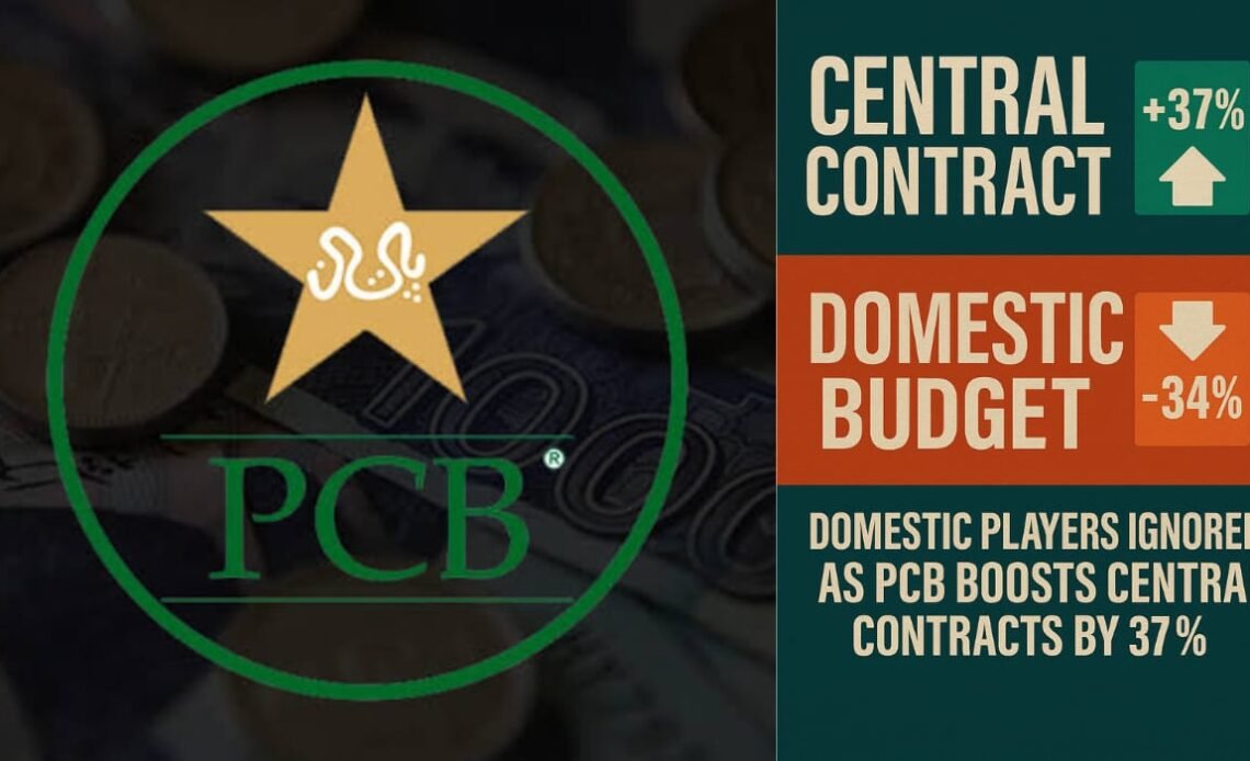 PCB's Budget Bias: Central Contracts Rise BY 37% While Domestic Cricket Suffers