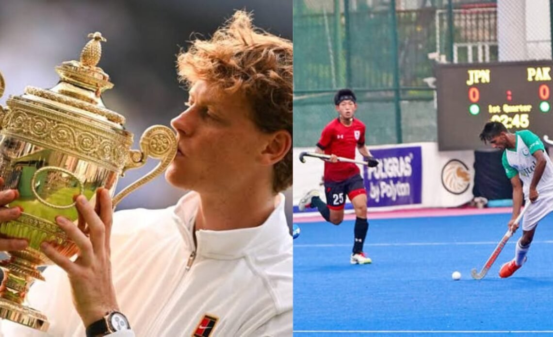 Jannik Sinner Wimbledon 2025 Champ, Japan U18 Hockey Gold