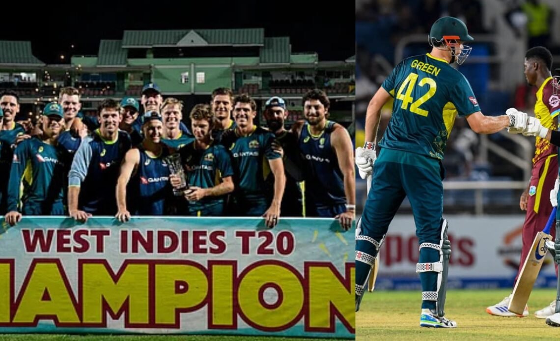 Australia Whitewashed West Indies 5-0 in T20 Series