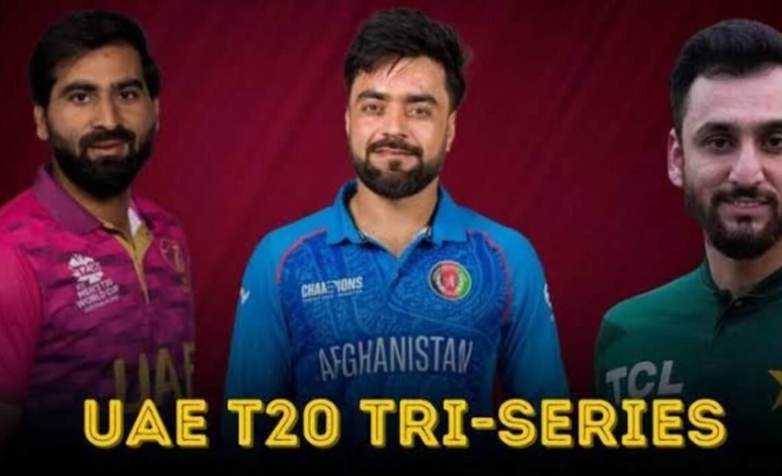 Pakistan, Afghanistan, and UAE Set for T20 Tri-Series in Sharjah